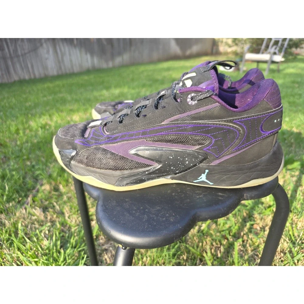Jordan Luka 2 Cave Purple Black Lime Glow Basketball Shoes DX8835-005 Mens